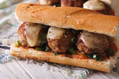 meatball sub sandwich